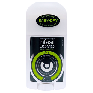 Дезодорант для тіла стік чоловічий INFASIL deo stick uomo dry 40 мл. 1065 фото