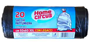 Пакети для сміття HOME CIRCUS sk 50x60 nero pz20 6440 фото
