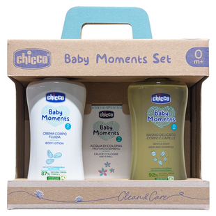 Подарунковий набір дитячий CHICCO set clean&care cr 5107 фото
