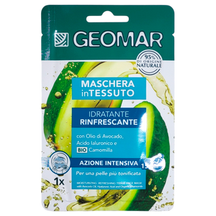 Маска для обличчя тканинна зволожуюча GEOMAR masc.tessuto idratante 22 мл. 2103 фото