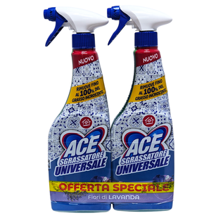 Засіб універсальний для чищення сграсаторе ACE sgrassatore univ.lav.spr.ml600x2 bipack (1200 ml) 7497 фото