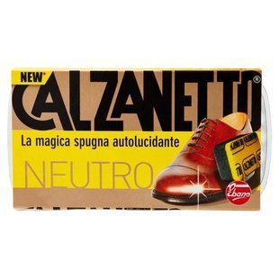 Губка для догляду за взуттям нейтральна CALZANETTO spugna autol neutra 3241 фото