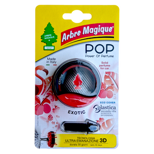 Освіжувач повітря в автомобіль ARBRE MAGIQUE pop for car exotic 9.5 г. 6625 фото