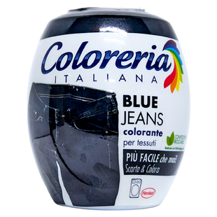 Фарба для одягу синій джинс COLORERIA jeans blu 350 г. 4484 фото