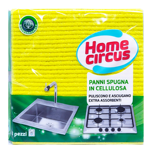 Серветки вологопоглинаючі HOME CIRCUS panni spugna 3 шт. 5862 фото