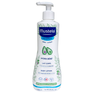 Молочко для тіла дитяче зволожуюче MUSTELA lat.cor.hydr.bebe' 500 мл. 2139 фото