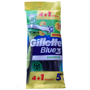Бритва для гоління з незмінним лезом GILLETTE ras.u&g blue 3 sens. 5 шт. 4521 фото
