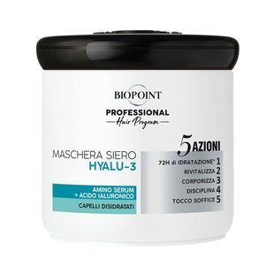 Маска для волосся BIOPOINT maschera ml 400 sier.hyalu-3 8407 фото
